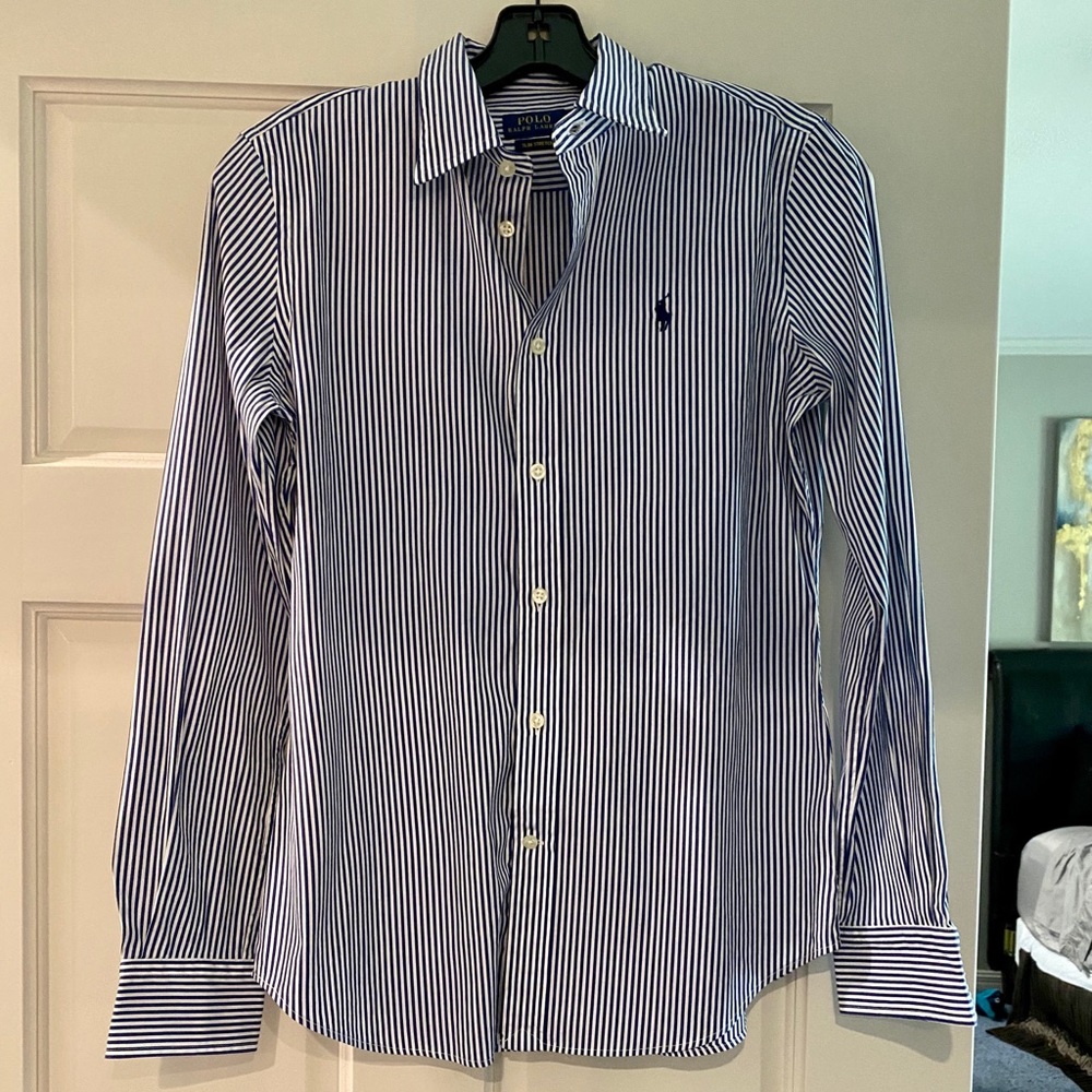 Polo by Ralph Lauren Slim Stretch Blouse